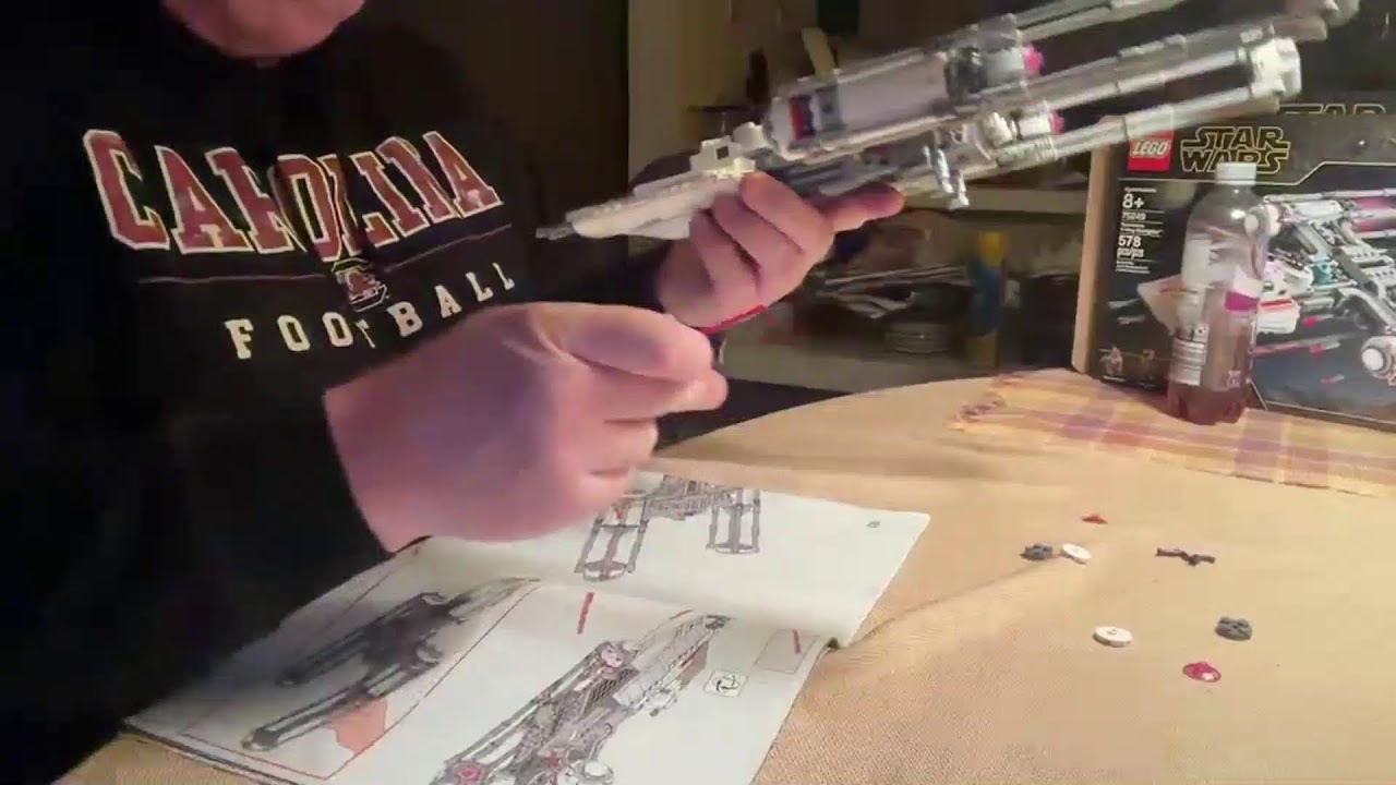 LEGO Star Wars LIVE Y-Wing build Set 75249