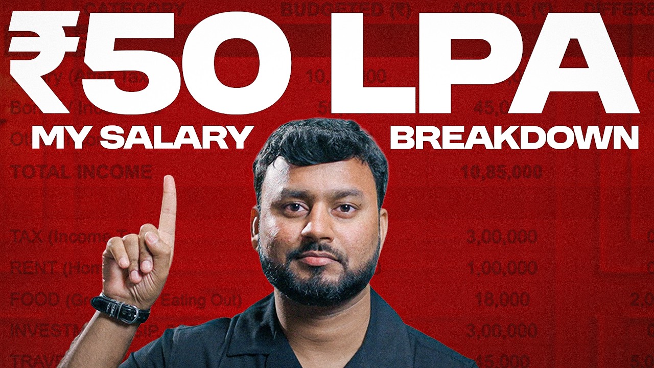 How I ACTUALLY Spend My 50 Lakh Salary in Bangalore