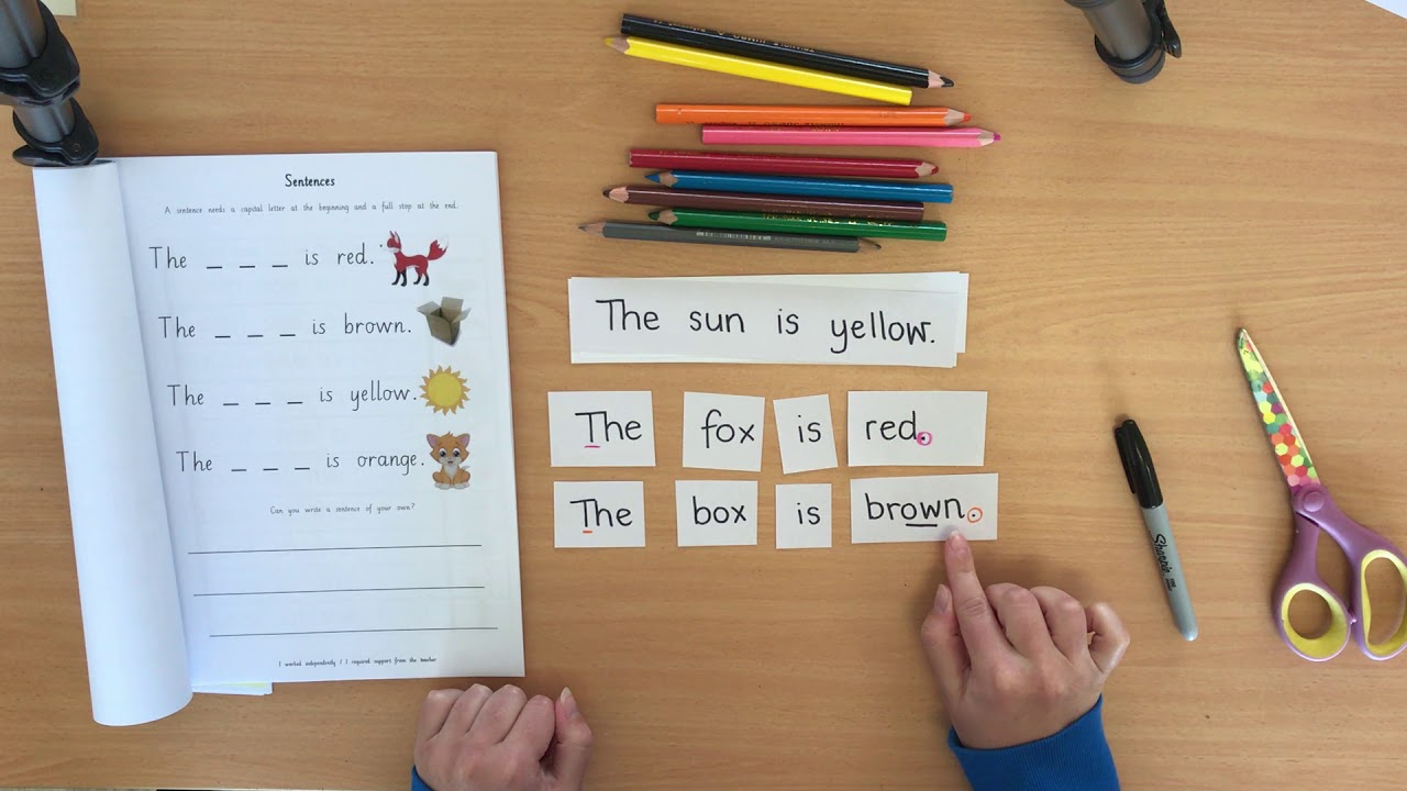 Jolly Grammar - Lesson 3 - Beginning Sentences