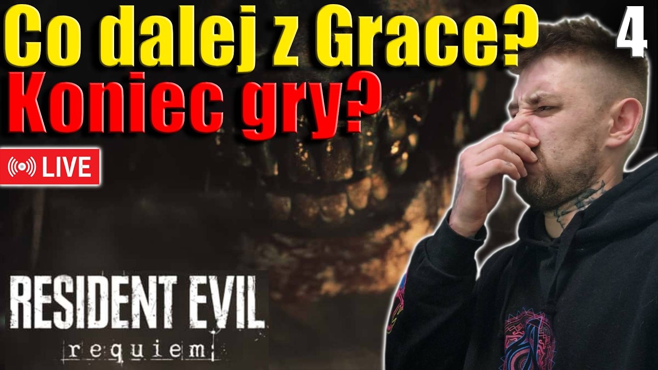 Co dalej z Grace? Koniec gry? Resident Evil Requiem🔴NA ŻYWO