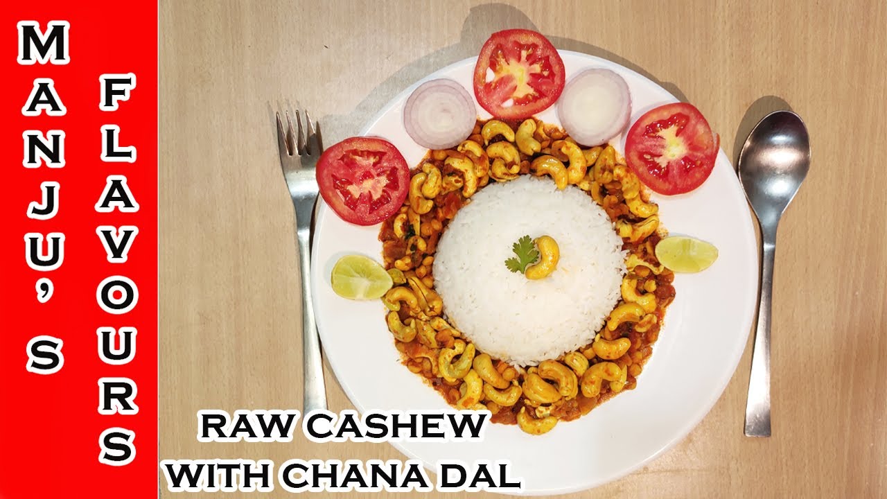 Raw Cashew with Chana Dal| Pacha Mundhiri Kadala Parupu| Yummy