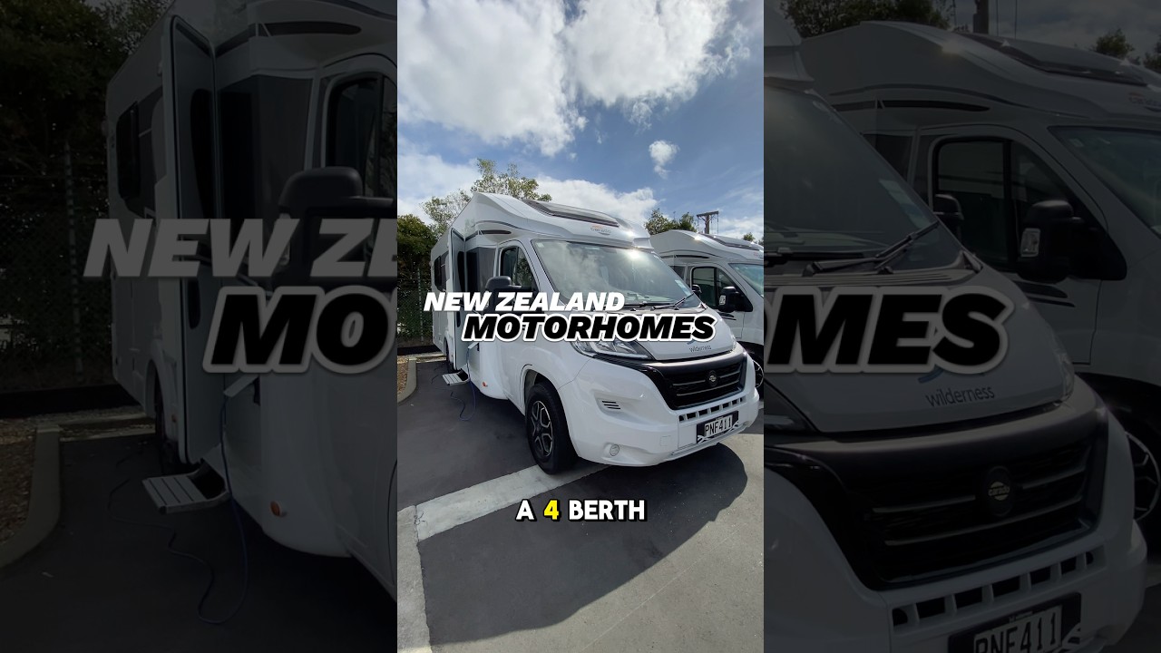 Explore NZ on a luxurious motorhome ride 🇳🇿✨#newzealand #wilderness #motorhome
