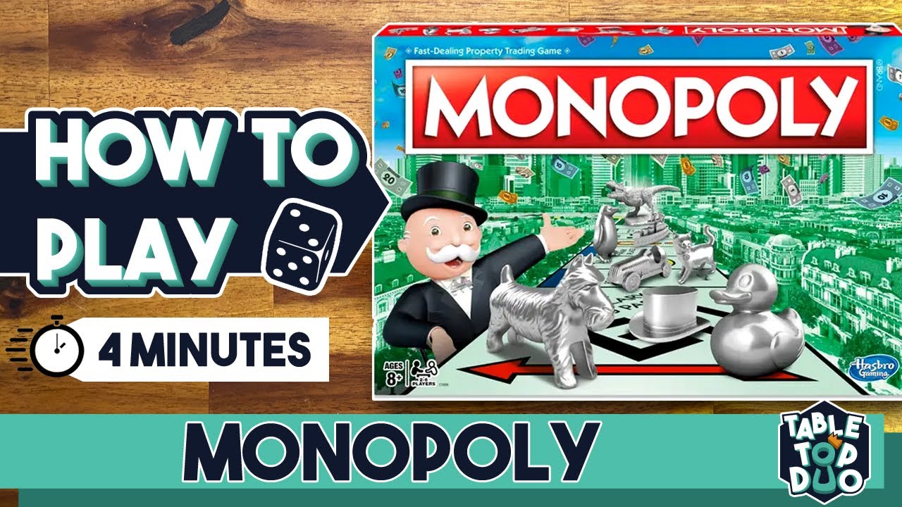 Jak grać w Monopoly w 4 minuty (zasady gry Monopoly)