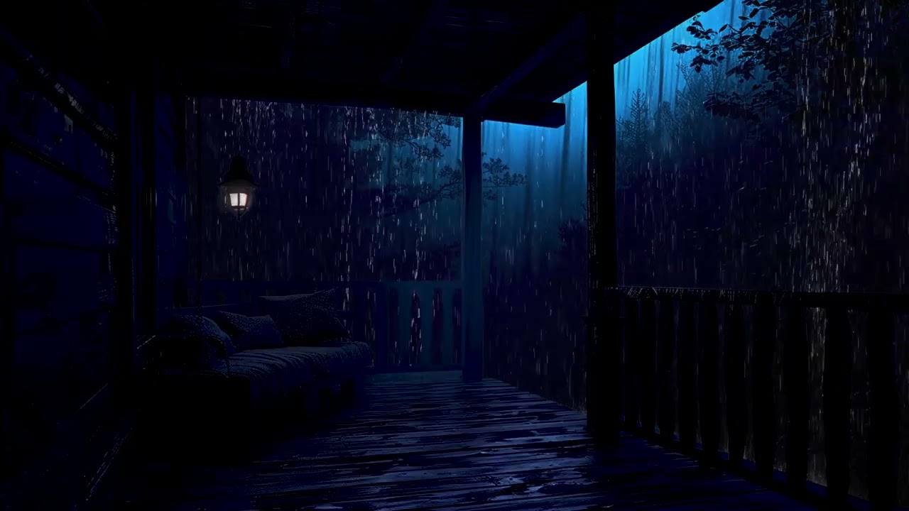 Low Thunder Beneath Black Clouds | Healing Sleep Frequencies for Mental Calm