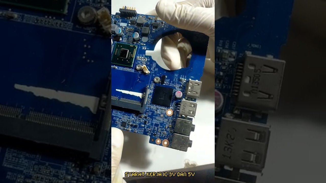 syarat kerja ic 3v dan 5v | laptop matot