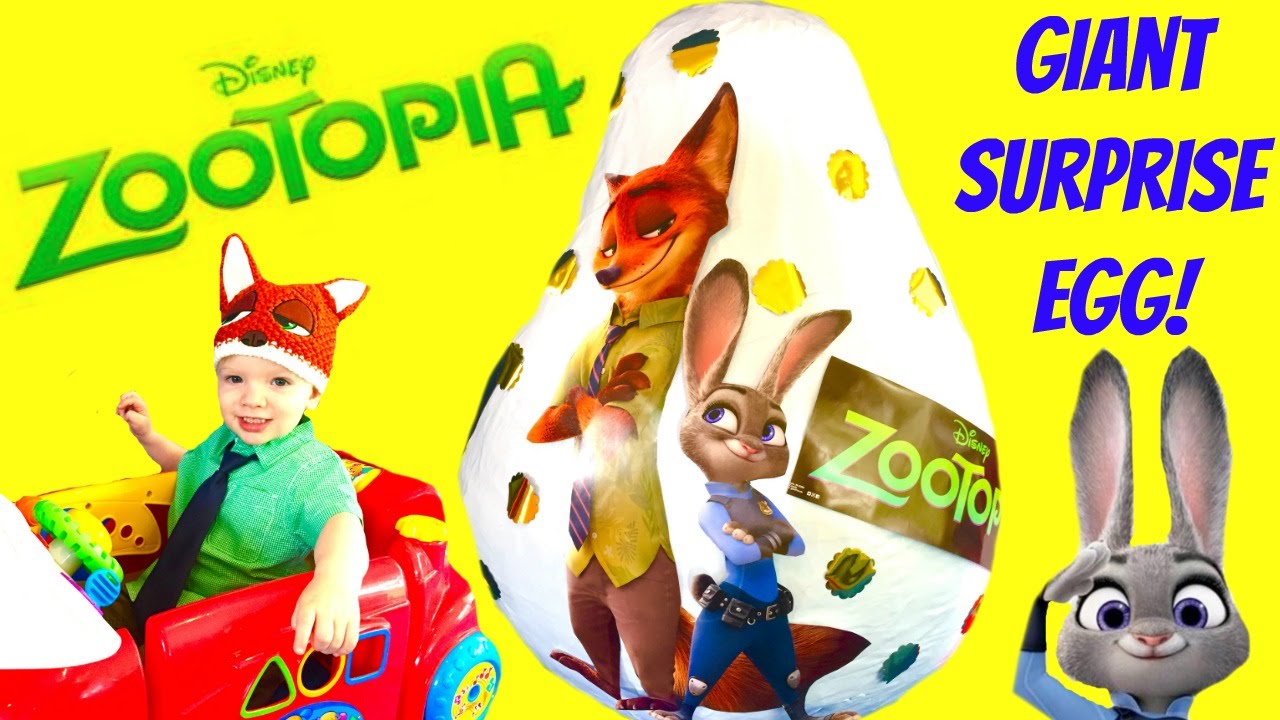 Super Giant Disney ZOOTOPIA Surprise Egg