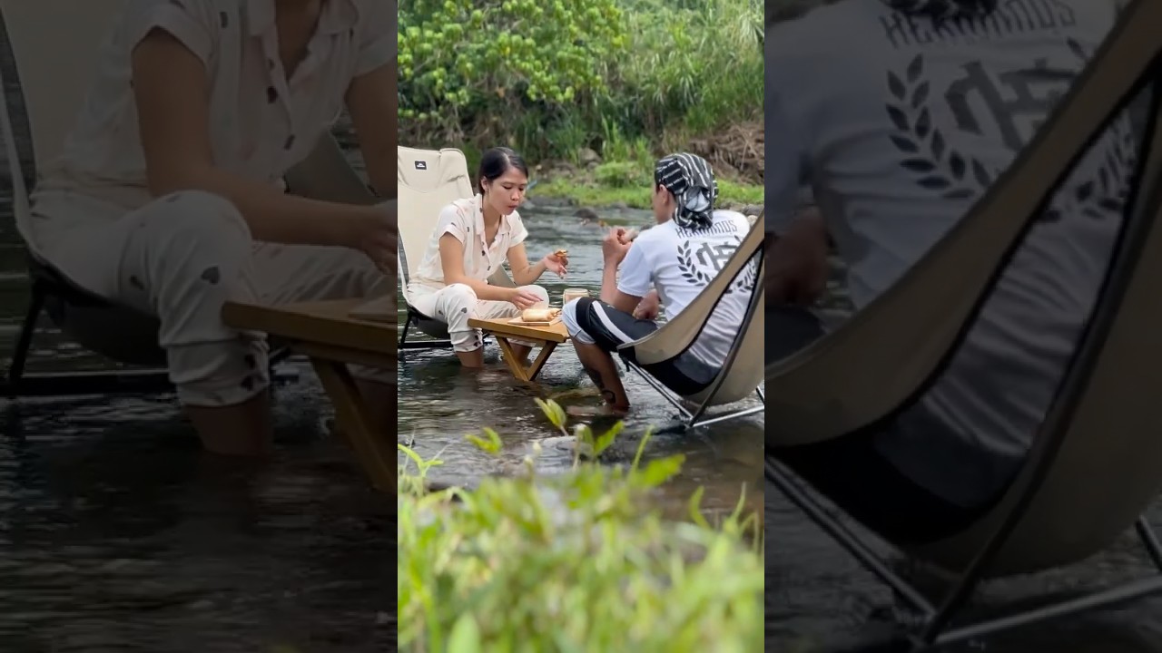 GROUP RIVER SIDE CAMPING #riverside #river #rivercamping #camping #campinglife