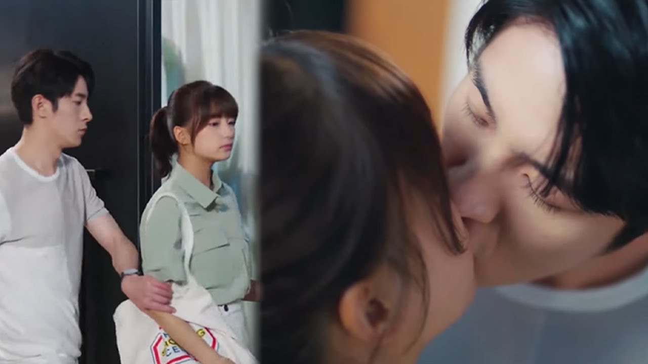 🎀Forced kiss! Sad Cinderella wants to leave but bossy professor drugs and kisses her with confession