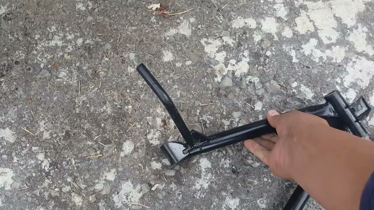 como instalar parador central de moto | caballete