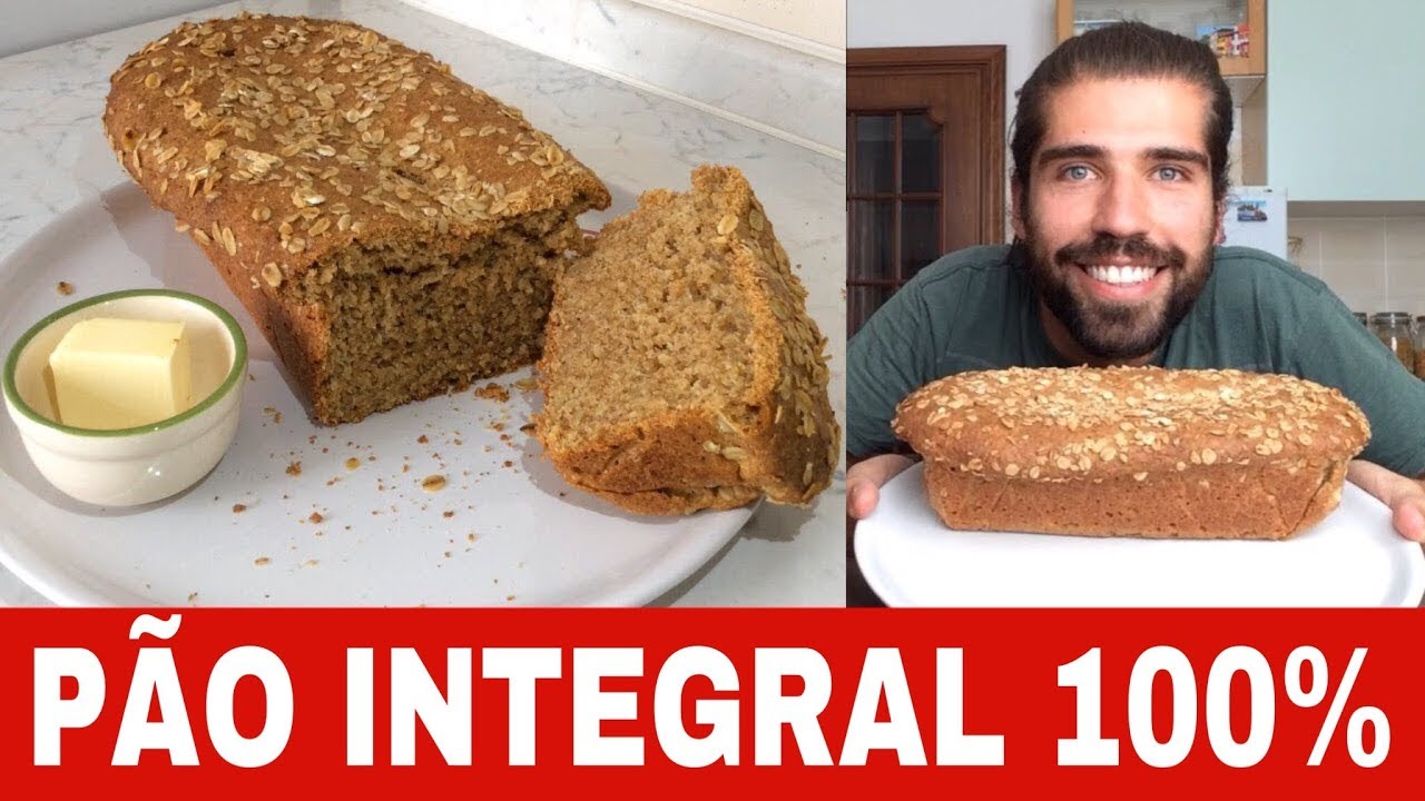 PÃO 100% INTEGRAL SEM SOVAR | RECEITA | RAFAEL CAMARGO