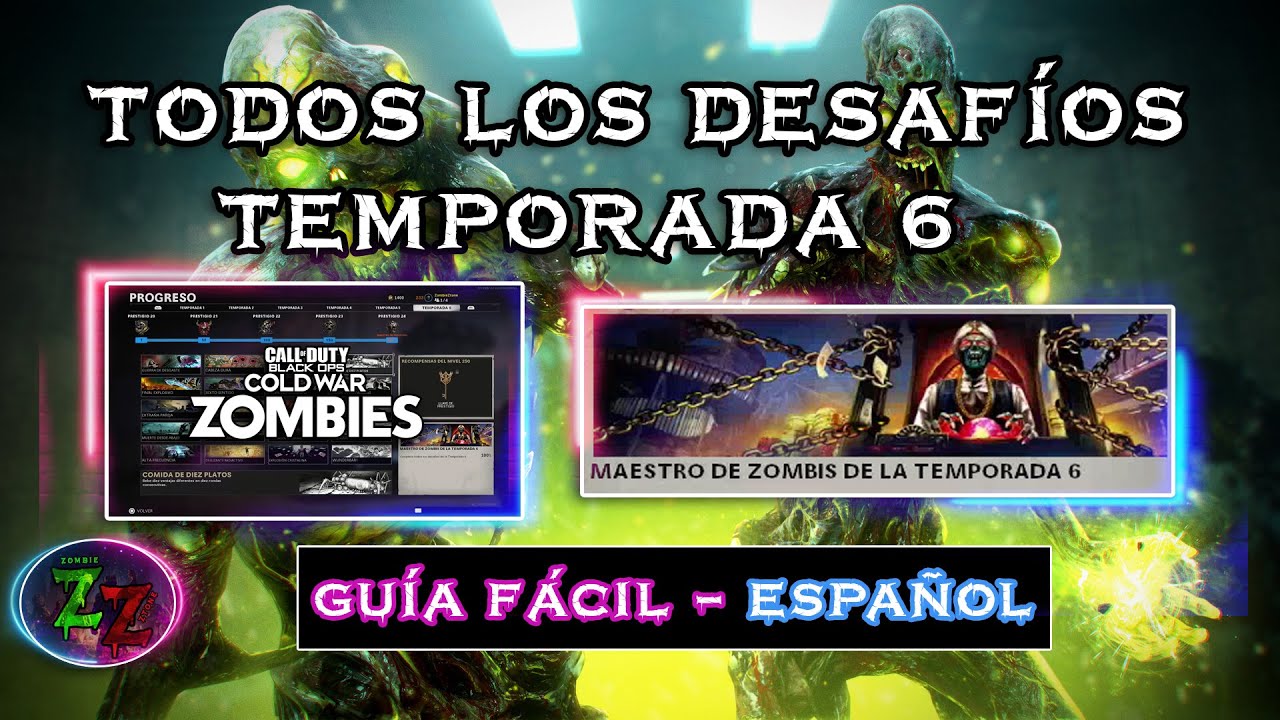 DESAFÍOS 100% TEMPORADA 6 | COLD WAR ZOMBIES!