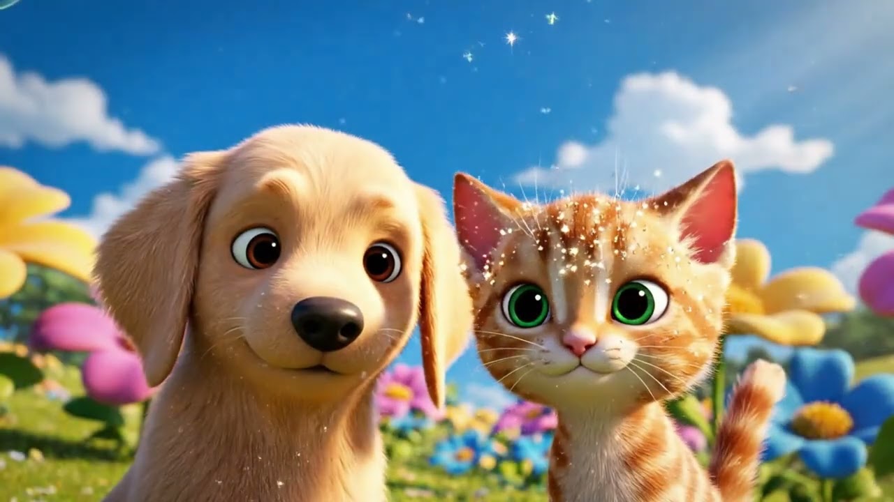 Persahabatan Kucing dan Anjing