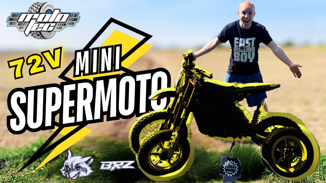 72V ELECTRIC MINI SUPERMOTO! - BRZ NEON / MOTOTEC PRO 5000W