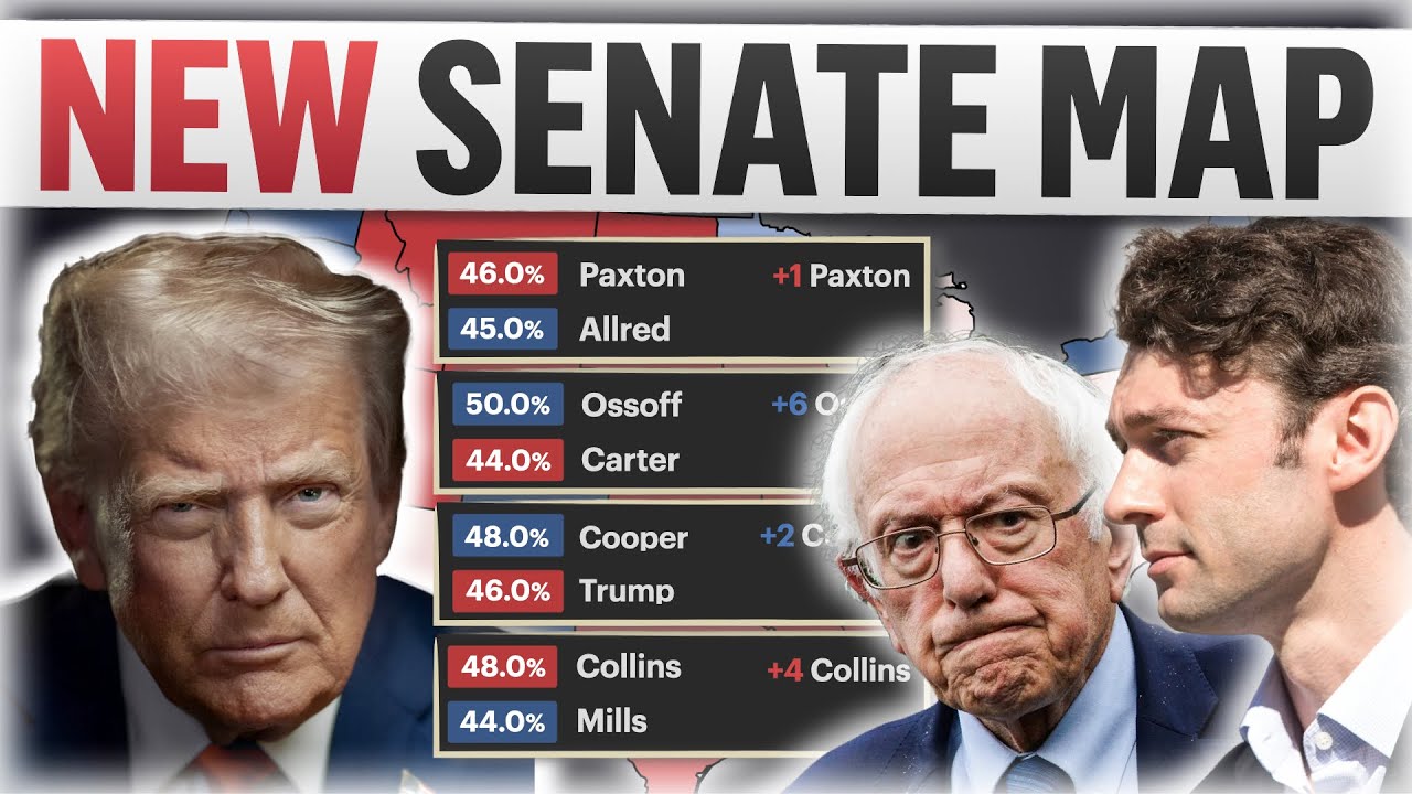The 2026 Senate Map Based on the LATEST POLLS!