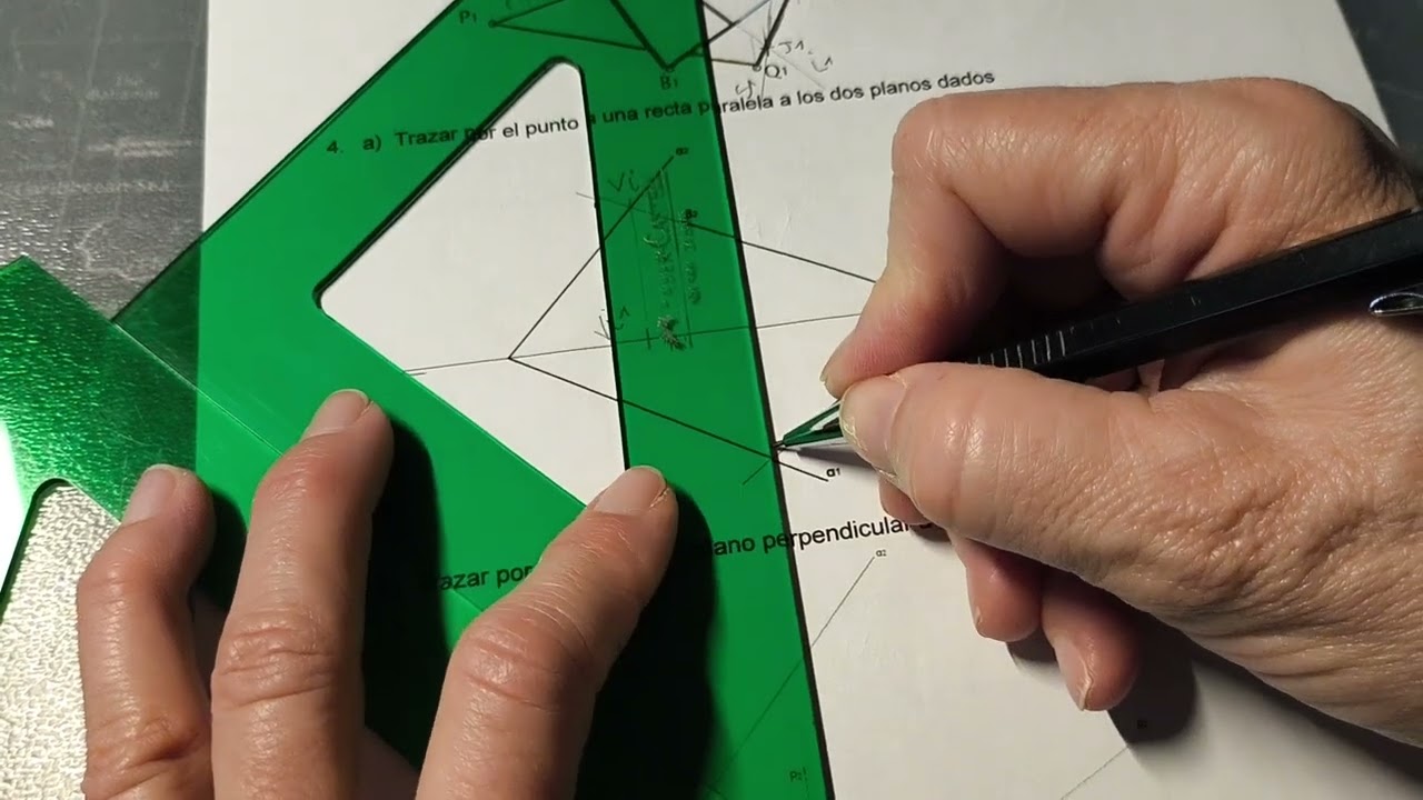 Paralelismo en sistema diédrico. Dibujo Técnico II. 