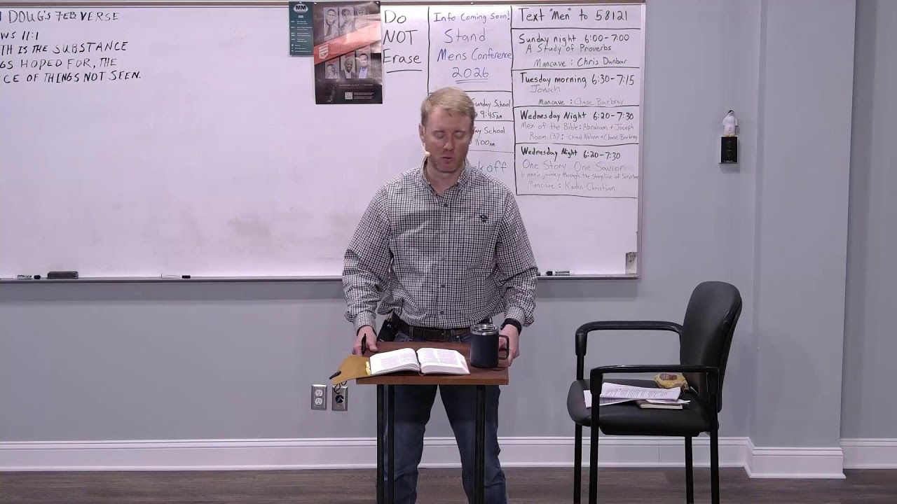 FBCO Tuesday Morning Men's Bible Study - February 17, 2026