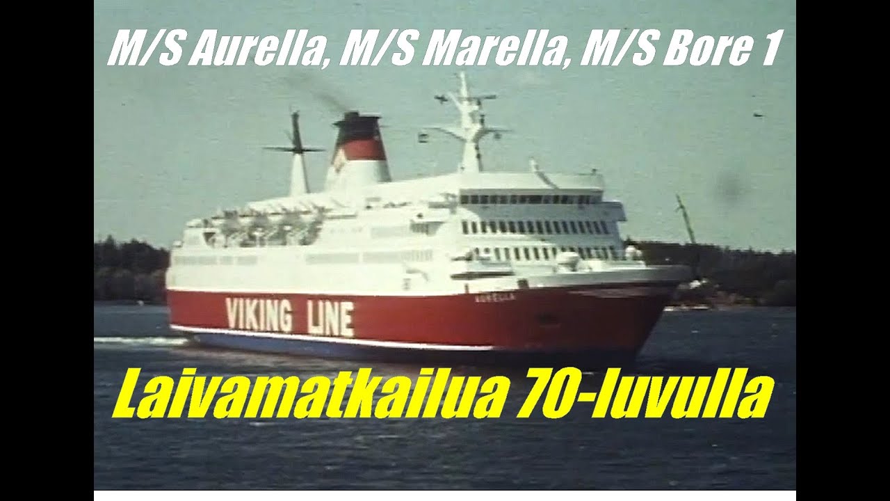 VIKING LINE - SILJA LINE  1976, M/S Aurella, M/S Marella, M/S Bore1