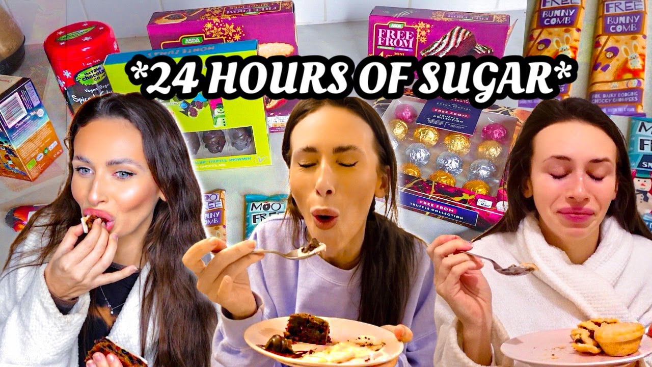 24 HOURS ONLY EATING CHRISTMAS SNACKS!! (gluten & dairy free) Imogenation