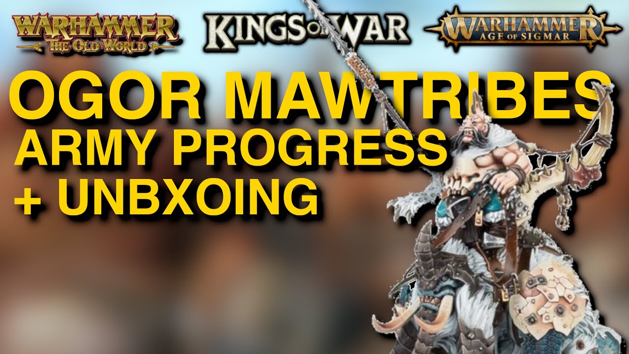 Ogre Army Progress + Stonehorn/Thundertusk Kit #unboxing #ageofsigmar #warhammer #kingsofwar #whfb