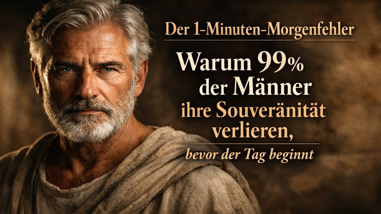 Der 1-Minuten-Morgenfehler: Warum 99% der Männer ihre Souveränität verlieren, bevor der Tag beginnt