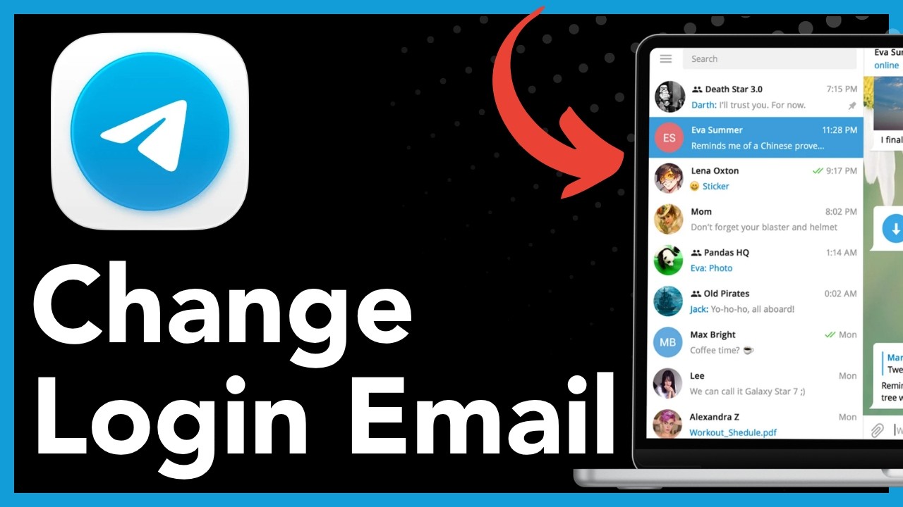 How to change your login email in Telegram on PC