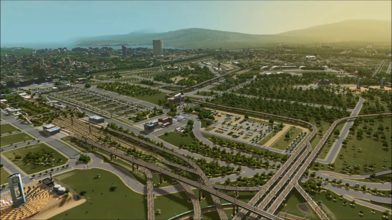 Cities: Skylines 0-200k Buildlapse/Timelapse Build of an American Mega City