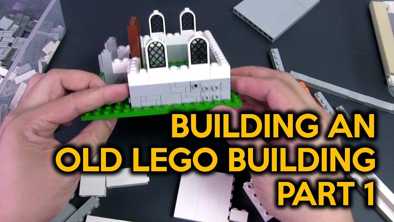 Building an Old LEGO Building from Start to Finish Part 1