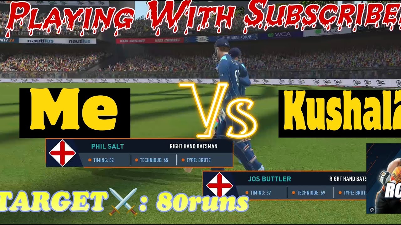 Real Cricket 24 | Multiplayer Gaming with Subscribers | @MohsingamingRC24 #realcricket24 #gaming