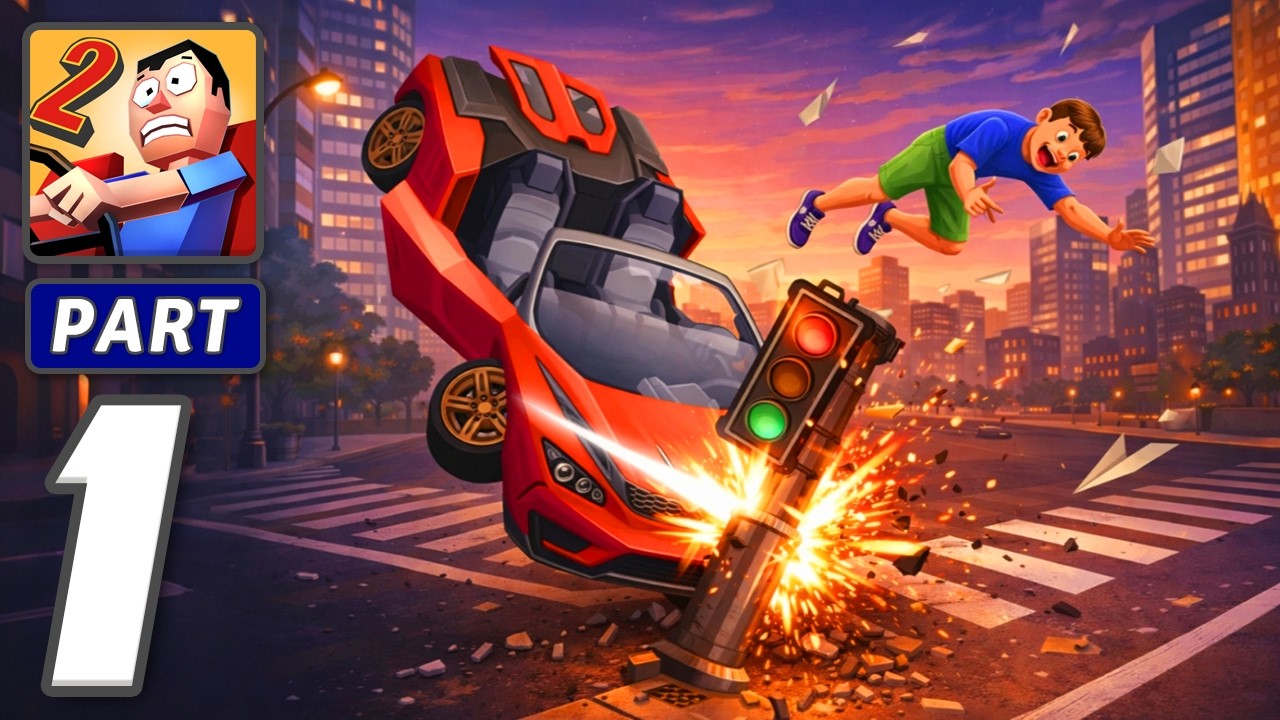 Faily Brakes 2 - Gameplay Walkthrough Part 1 - Brakes Failed Again (iOS, Android)
