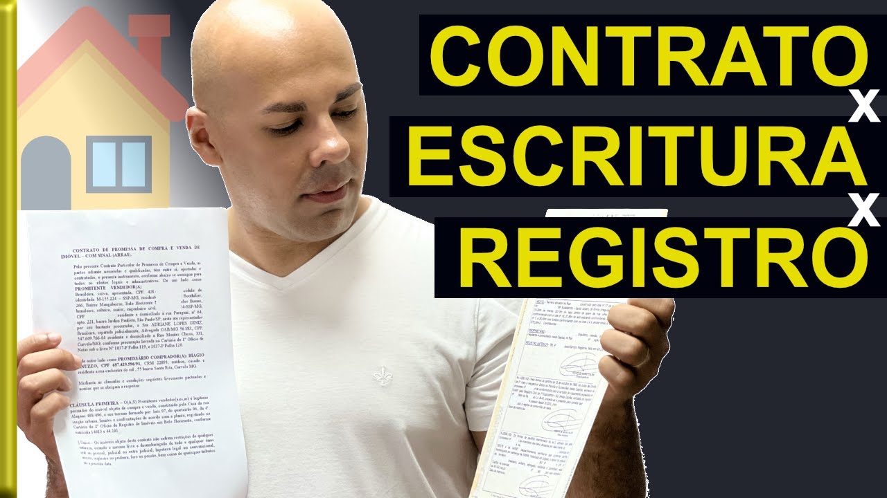 DIFERENÇA ENTRE CONTRATO DE COMPRA E VENDA x ESCRITURA x REGISTRO DE IMÓVEIS