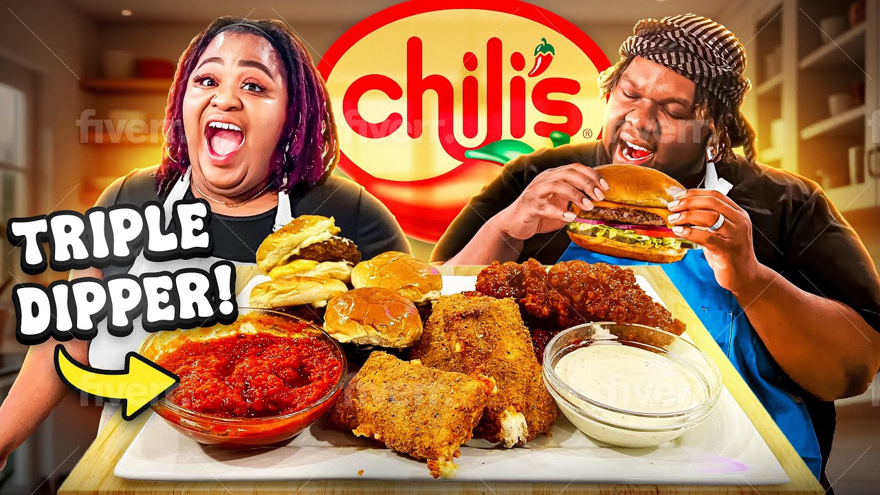 WE MADE THE VIRAL CHILI'S TRIPLE DIPPER AT HOME! (10 OUT OF 10)| COOKING SHOW
