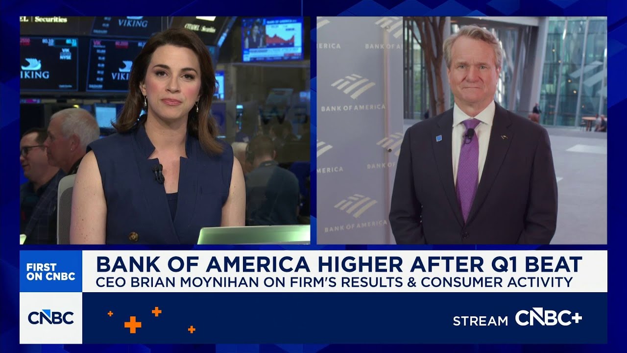 Брайан Мойнихан из Bank of America о первом квартале: Прогноз по чистому процентному доходу основ...