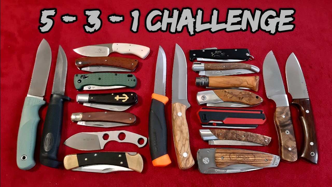 Die 5 - 3 - 1 Challenge für @WALD WOLF [ Edc & Outdoor]