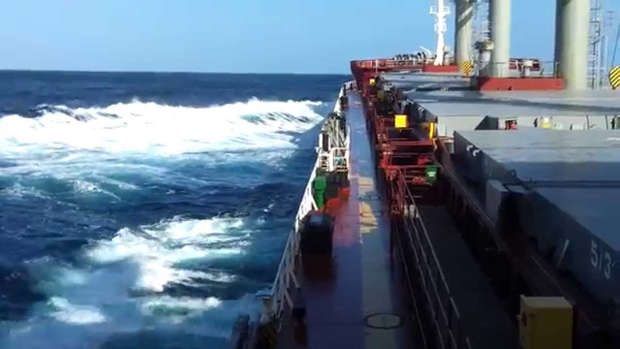 Ship in big waves - Cape of good hope