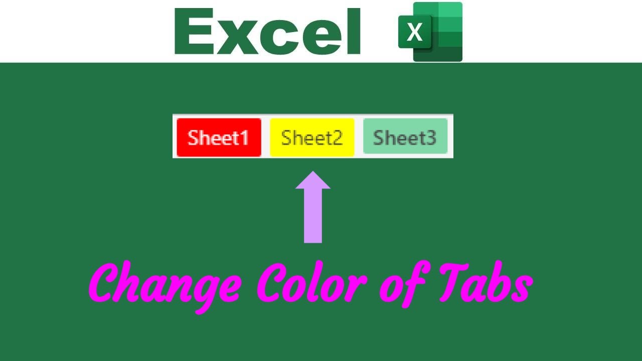 Change Sheets Tab Color in Excel