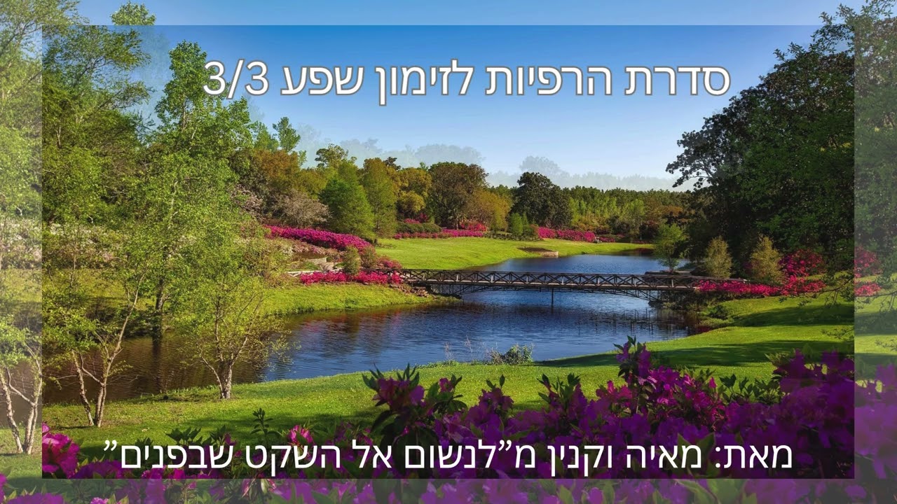 מהשקט שבפנים - אל השפע שבחיים 3/3: להתמלא באור, ביטחון ושפע פנימי (לגבר)