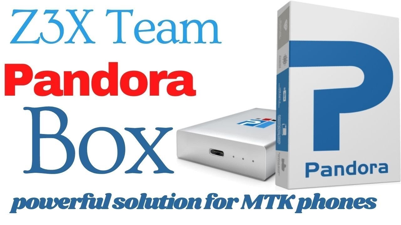 Z3X Pandora is a Powerful Instrument for Working many Phones and Tablets Based on Mediatek Chipsets
