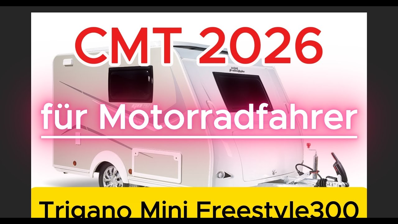 CMT 2026 Trigano Mini Freestyle300 der Wohnwagen für Motorradfahrer/innen  #67