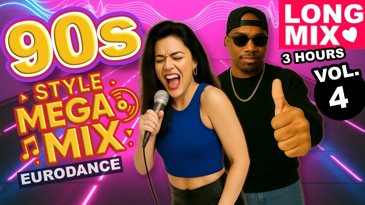🔥 90s Eurodance Party Mega Mix Vol.4 | 3h Nonstop Dancefloor Songs