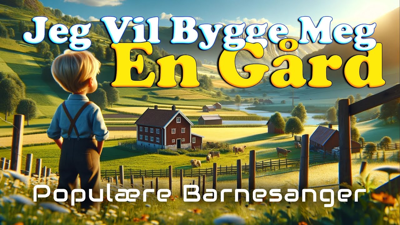 Jeg Vil Bygge Meg En Gård 🧱🚜 | Populære Barnesanger | Barneforlaget