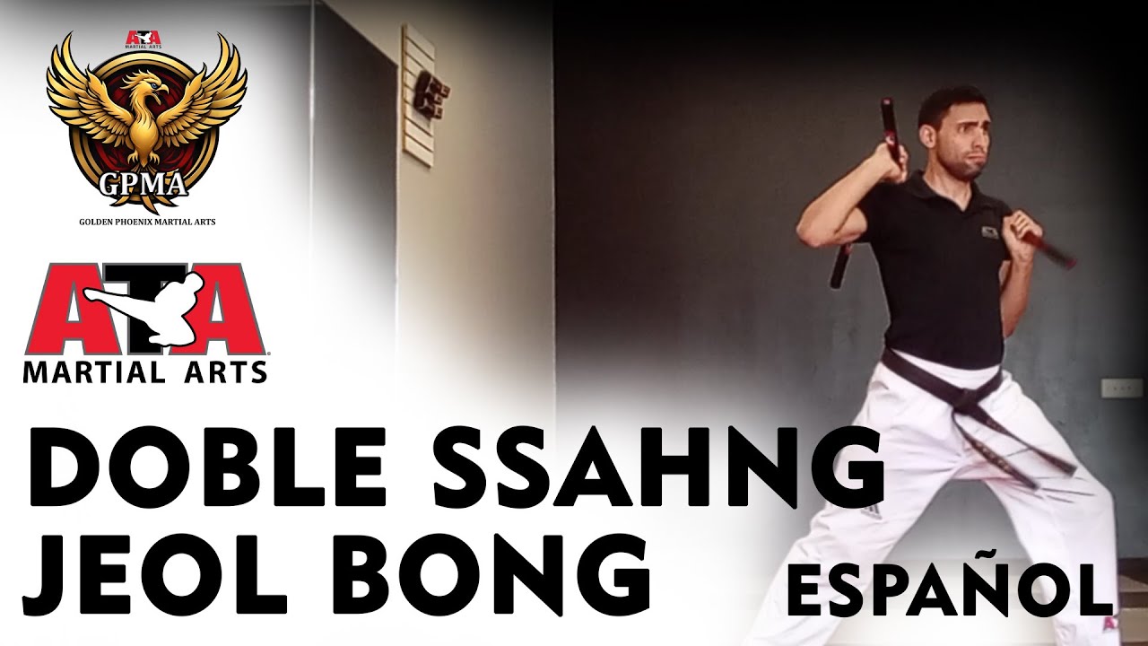 Formula de Doble Ssahng Jeol Bong (Nun Chaku) | Oficial para Cintos de Color | Taekwondo ATA