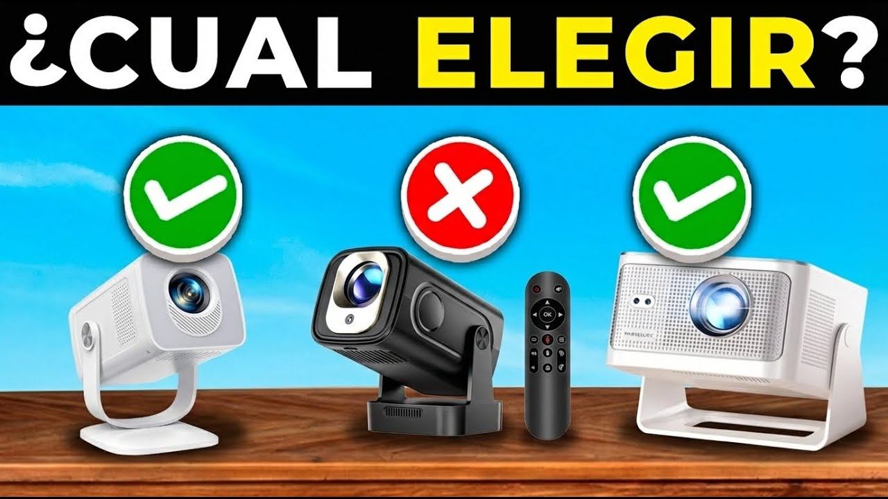 ✅ Los 5 MEJORES PROYECTORES BARATOS 2026 | Mejor PROYECTOR CALIDAD PRECIO Amazon