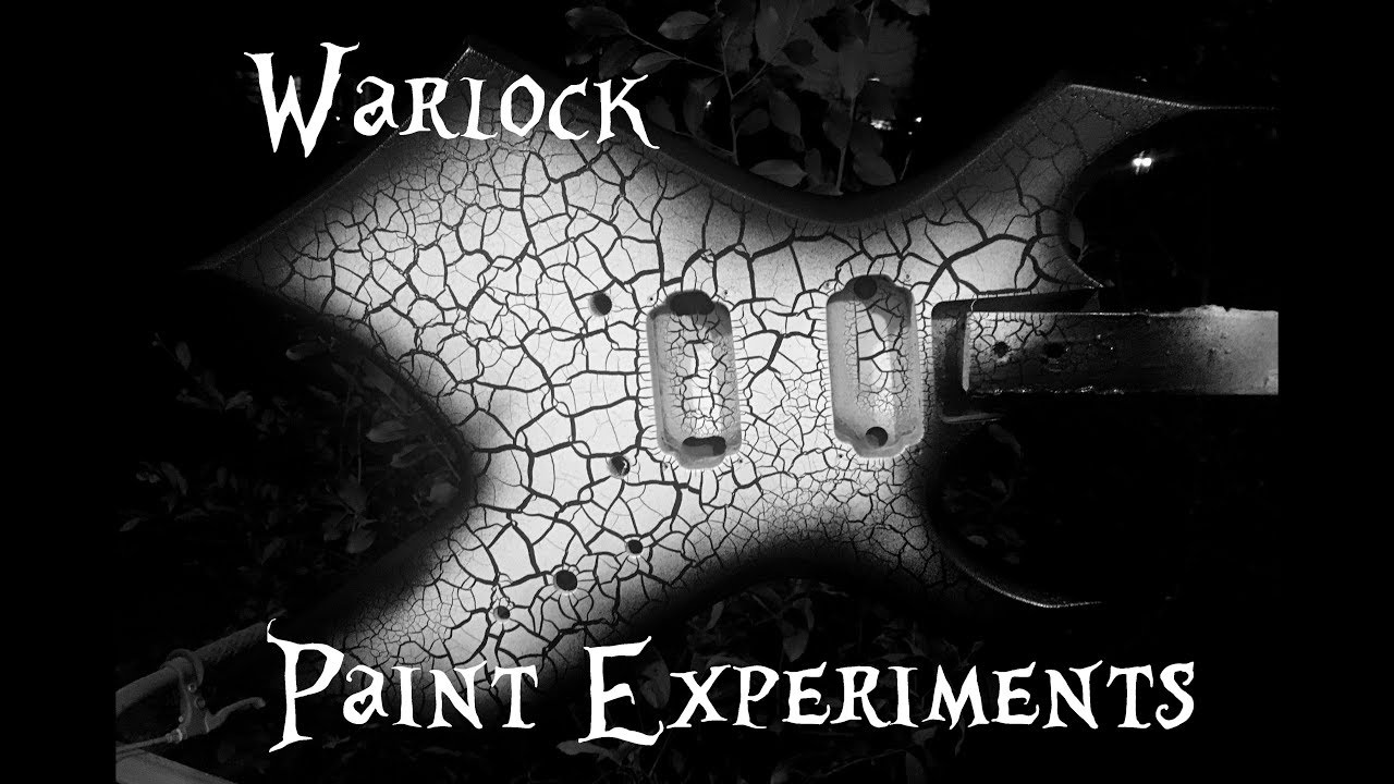Warlock Crackle Paint Experiment w/ Spray Cans