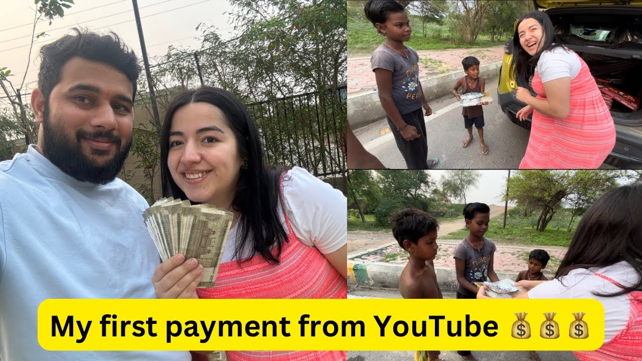 YouTube ka first payment aa gya 💰🥳