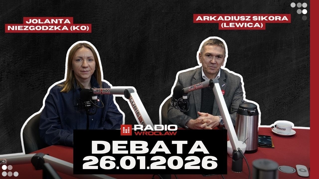 Debata parlamentarna Radia Wrocław: Jolanta Niezgodzka (KO), Arkadiusz Sikora (Lewica)
