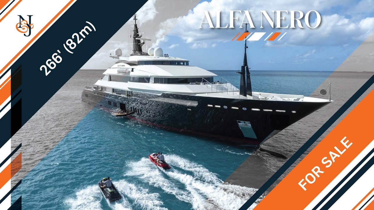M/Y ALFA NERO for Sale | 266' (82m) Oceanco Yacht