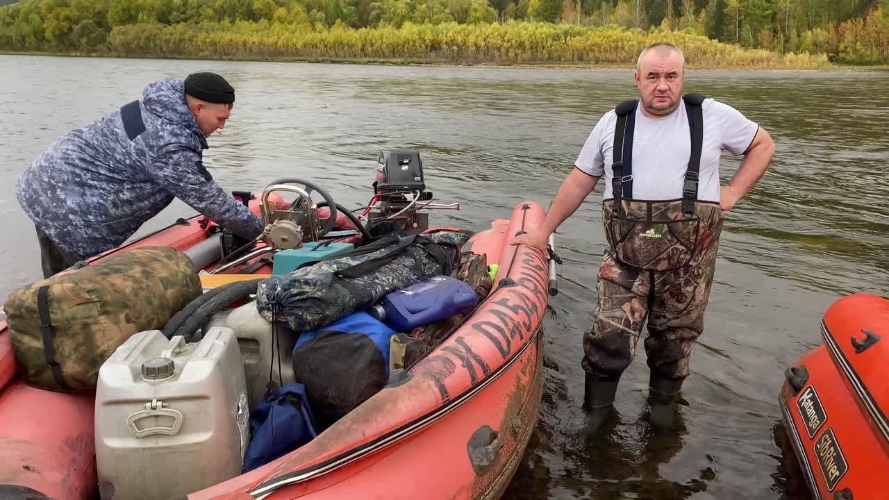 Ловим хариуса на таёжной реке. 1 серия