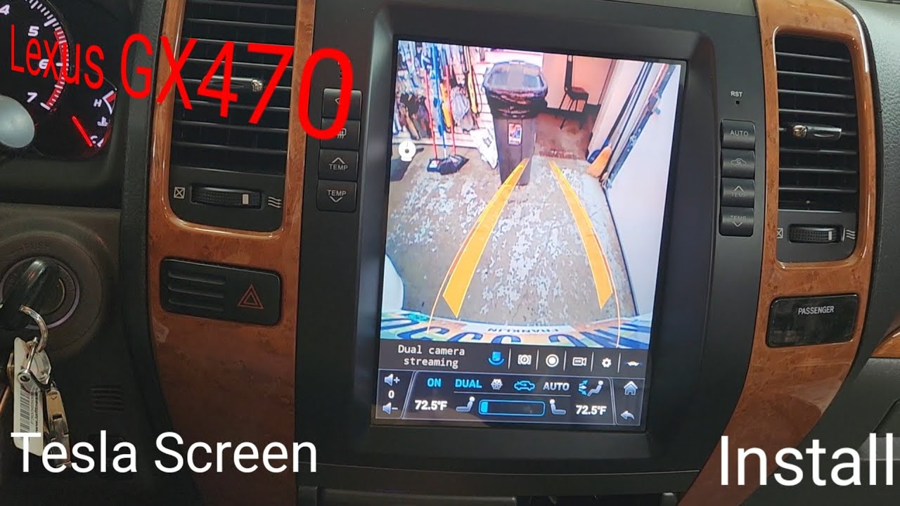 Lexus GX470 03 04 05 06 07 Тестла андроид экран радио установка