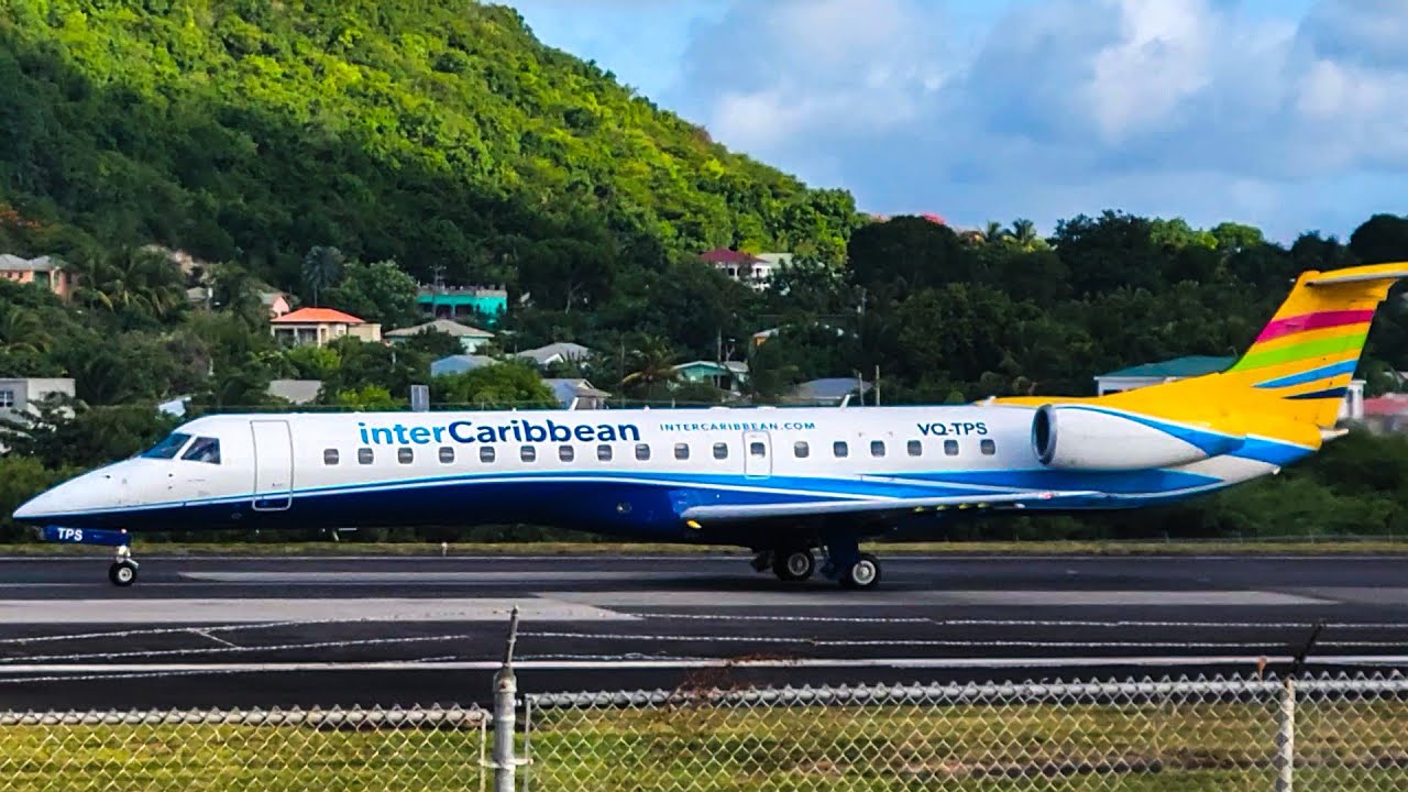 Planespotting Regional Airlines of the Caribbean in Antigua!