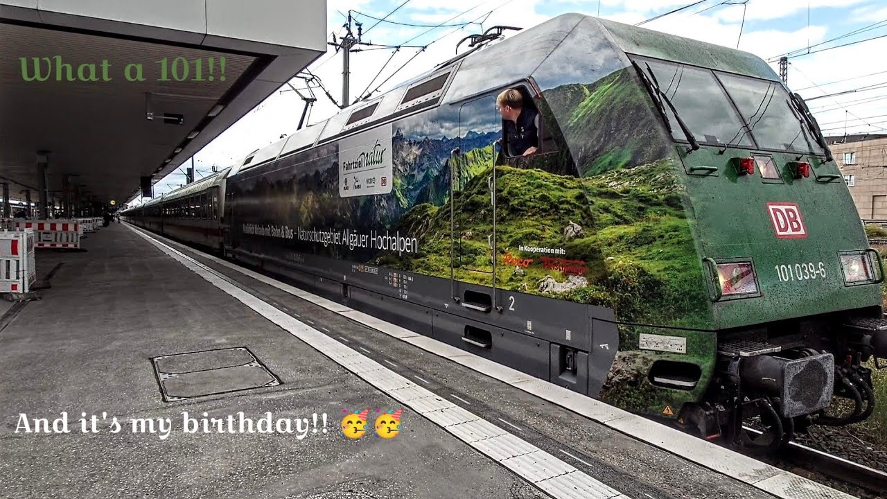 Now 𝐓𝐇𝐀𝐓'𝐬 a special BR 101 livery!! Birthday special upload! 🥳🥳 - Departure -